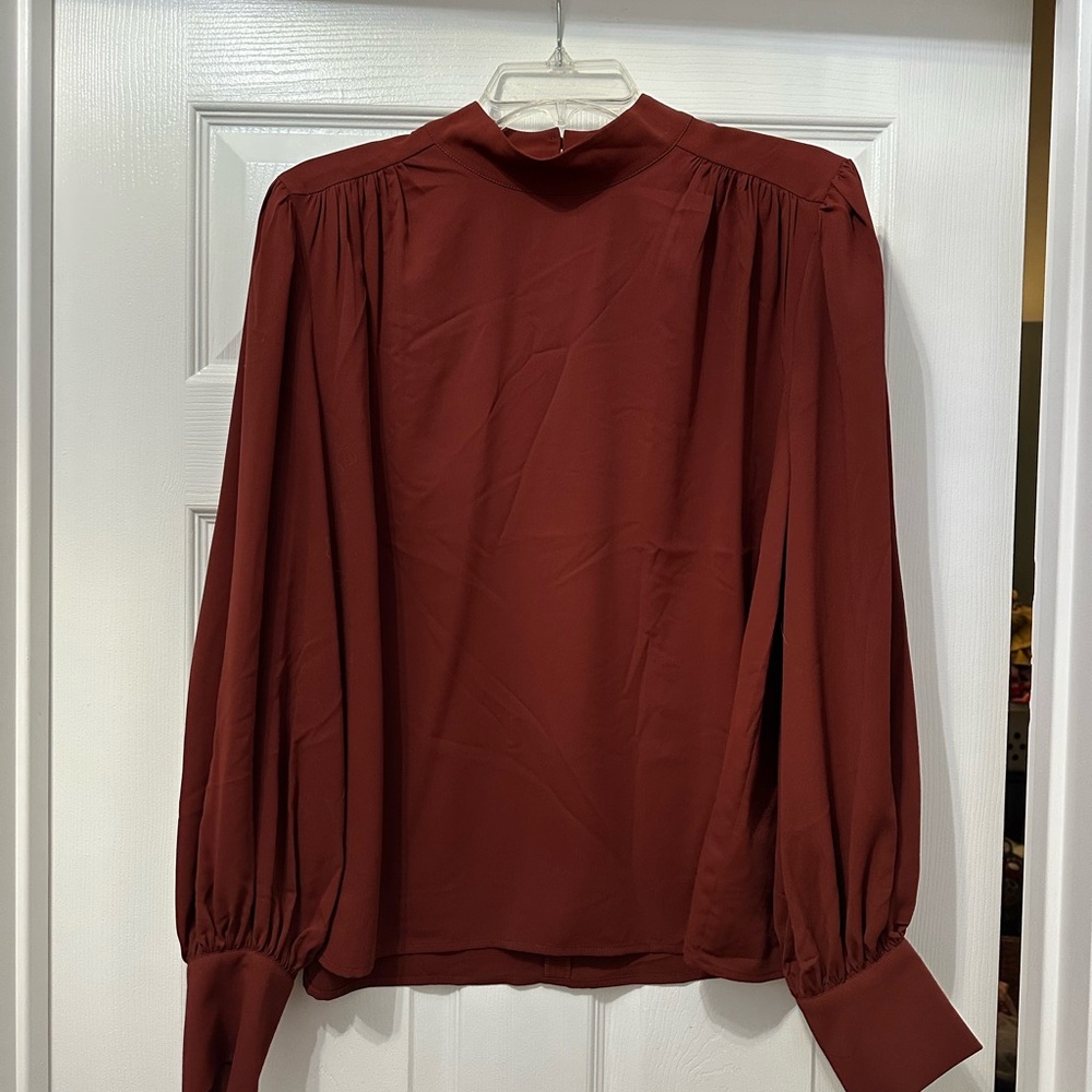 Express Women's Deep Red Blouse